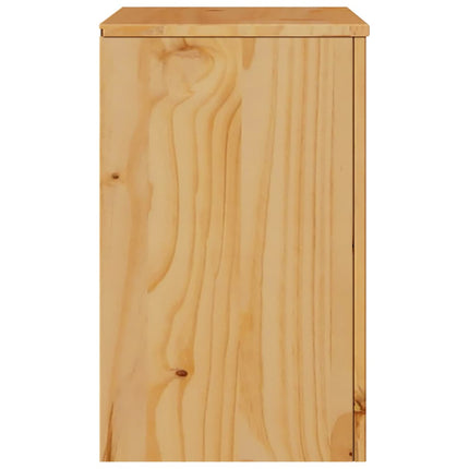 Kaffeebord med låda Drammen Ek 45 x 35 x 56 cm Massiv furu