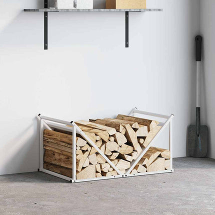 Vedställ vit 70x43x34,5 cm kallvalsat stål