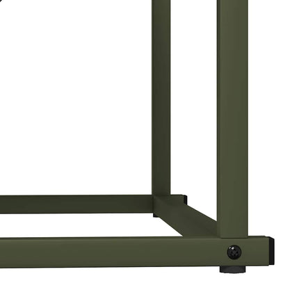 Vedställ olivgrön 70x43x34,5 cm kallvalsat stål