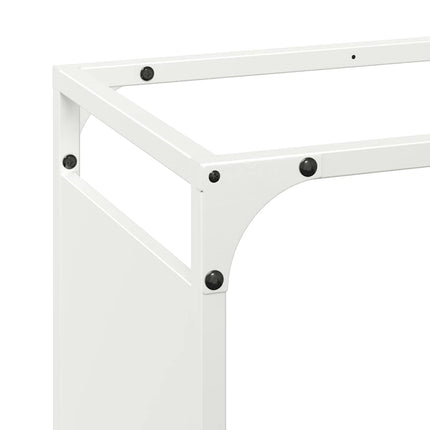 Vedställ vit 44x28x65 cm kallvalsat stål