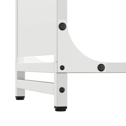 Vedställ vit 60x28x65 cm kallvalsat stål