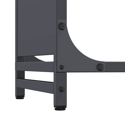Vedställ antracit 90x28x65 cm kallvalsat stål