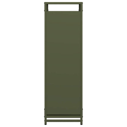 Vedställ olivgrön 44x28x90 cm kallvalsat stål
