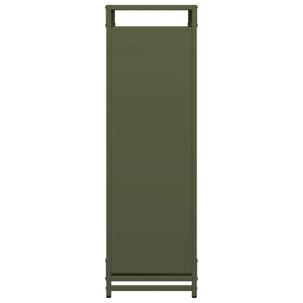 Vedställ olivgrön 90x28x90 cm kallvalsat stål
