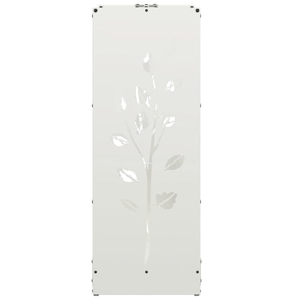Vedställ vit 40x30x80 cm kallvalsat stål