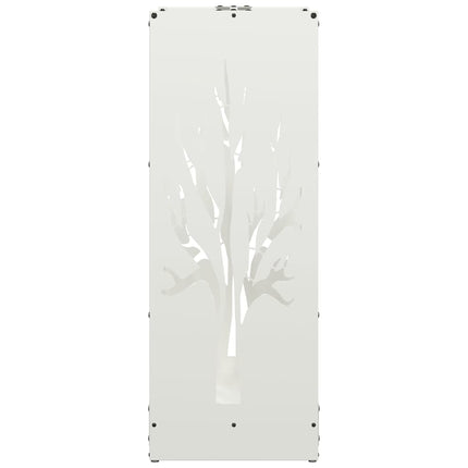 Vedställ vit 40x30x80 cm kallvalsat stål