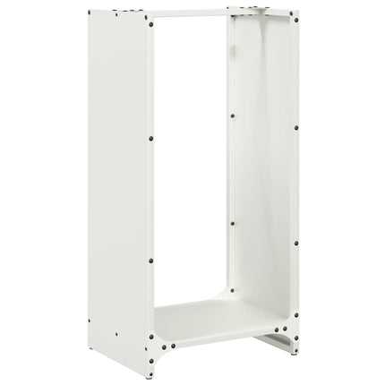 Vedställ vit 40x30x80 cm kallvalsat stål