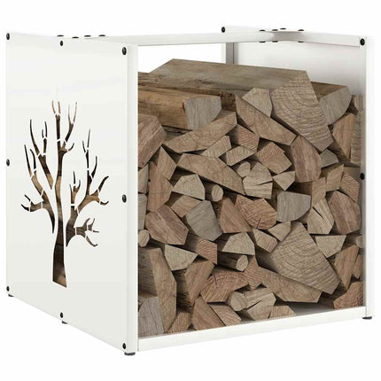 Vedställ vit 40x40x40 cm kallvalsat stål