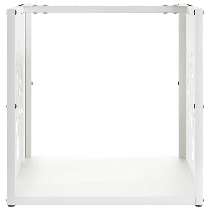Vedställ vit 40x40x40 cm kallvalsat stål