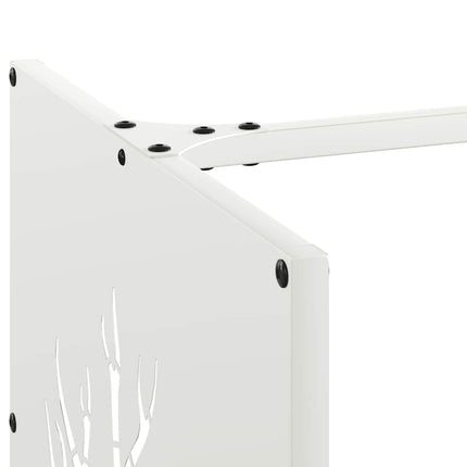 Vedställ vit 40x40x40 cm kallvalsat stål