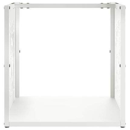 Vedställ vit 40x40x40 cm kallvalsat stål