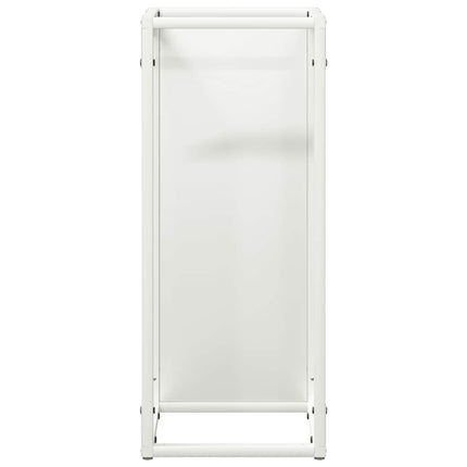 Vedställ vit 25x25x60 cm kallvalsat stål