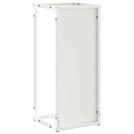 Vedställ vit 25x25x60 cm kallvalsat stål