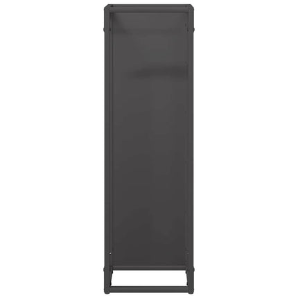 Vedställ svart 25x25x80 cm kallvalsat stål