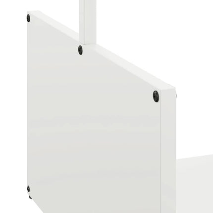Vedställ vit 40x40x40 cm kallvalsat stål