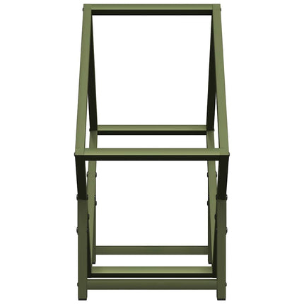 Vedställ olivgrön 50x25x50 cm kallvalsat stål