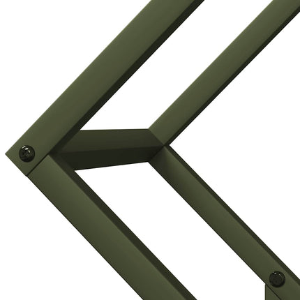 Vedställ olivgrön 50x25x50 cm kallvalsat stål