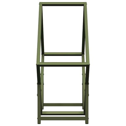 Vedställ olivgrön 60x25x60 cm kallvalsat stål