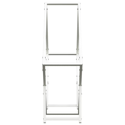 Vedställ vit 80x25x80 cm kallvalsat stål