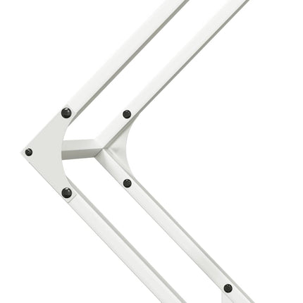Vedställ vit 80x25x80 cm kallvalsat stål