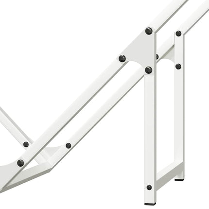 Vedställ vit 80x25x80 cm kallvalsat stål
