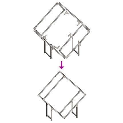 Vedställ vit 80x25x80 cm kallvalsat stål