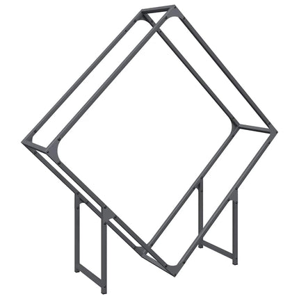 Vedställ antracit 100x25x100 cm kallvalsat stål