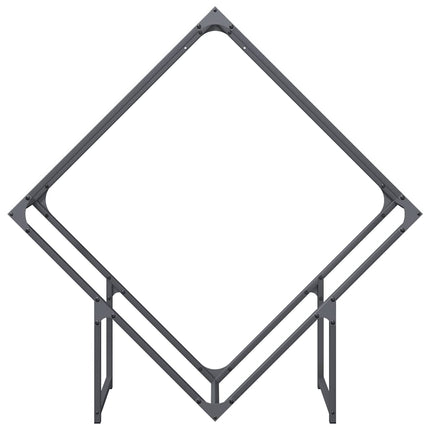 Vedställ antracit 100x25x100 cm kallvalsat stål