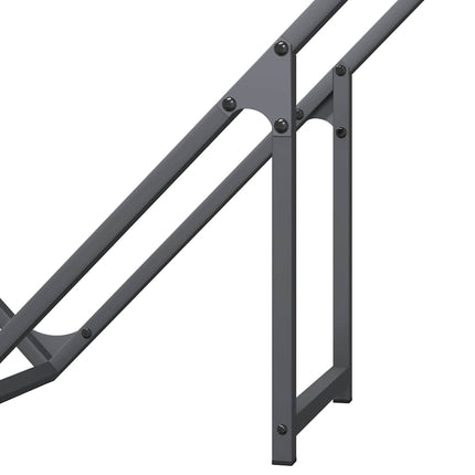 Vedställ antracit 100x25x100 cm kallvalsat stål