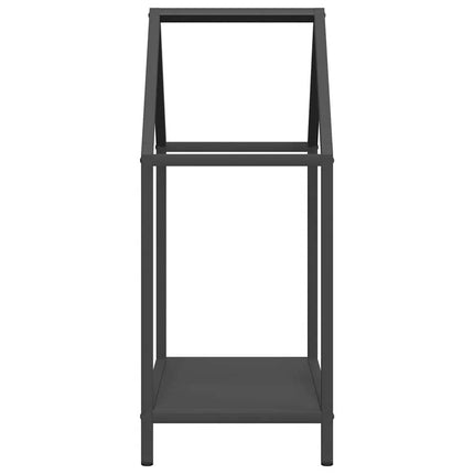 Vedställ svart 40x25x60 cm kallvalsat stål
