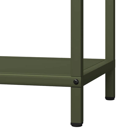 Vedställ olivgrön 40x25x60 cm kallvalsat stål