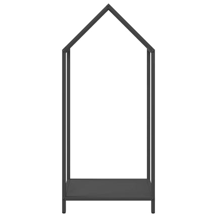 Vedställ svart 40x25x90 cm kallvalsat stål