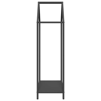 Vedställ svart 40x25x90 cm kallvalsat stål