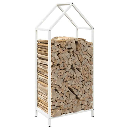 Vedställ vit 40x25x90 cm kallvalsat stål