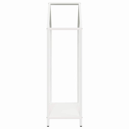 Vedställ vit 40x25x90 cm kallvalsat stål