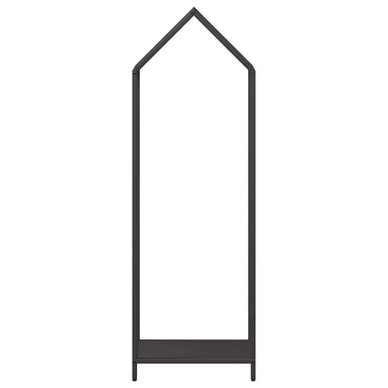 Vedställ svart 40x25x120 cm kallvalsat stål