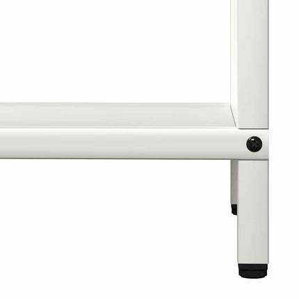 Vedställ vit 40x25x120 cm kallvalsat stål