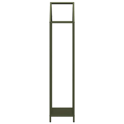 Vedställ olivgrön 40x25x120 cm kallvalsat stål