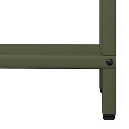 Vedställ olivgrön 40x25x120 cm kallvalsat stål