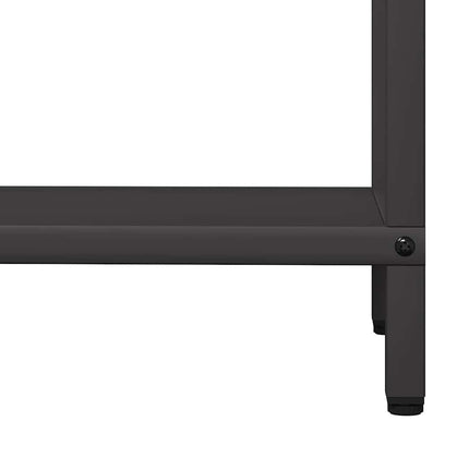 Vedställ svart 60x25x60 cm kallvalsat stål