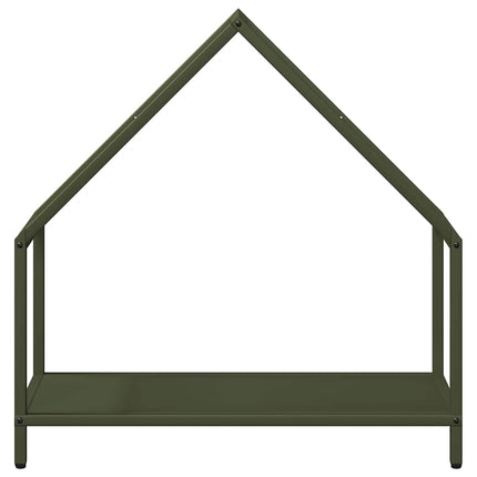 Vedställ olivgrön 60x25x60 cm kallvalsat stål