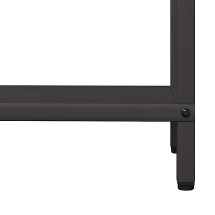 Vedställ svart 60x25x90 cm kallvalsat stål