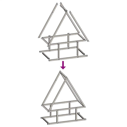 Vedställ vit 50x25x60 cm kallvalsat stål