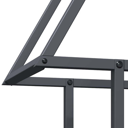 Vedställ antracit 50x25x60 cm kallvalsat stål