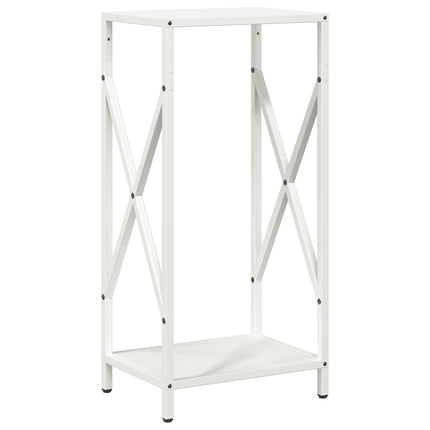 Vedställ vit 34x25x70 cm kallvalsat stål