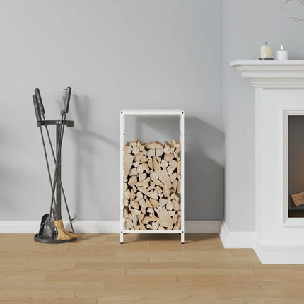 Vedställ vit 34x25x70 cm kallvalsat stål