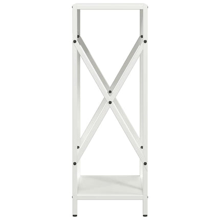 Vedställ vit 34x25x70 cm kallvalsat stål