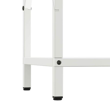 Vedställ vit 34x25x70 cm kallvalsat stål