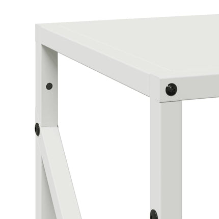 Vedställ vit 34x25x100 cm kallvalsat stål