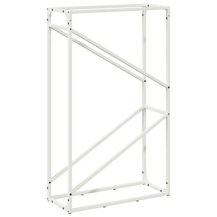 Vedställ vit 60x25x100 cm kallvalsat stål